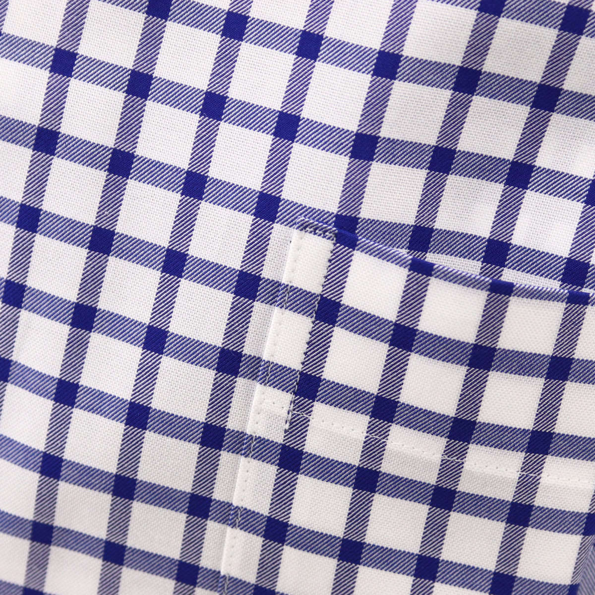 ドレスシャツ ボタンダウンカラー ネイビー ウィンドウペン チェック