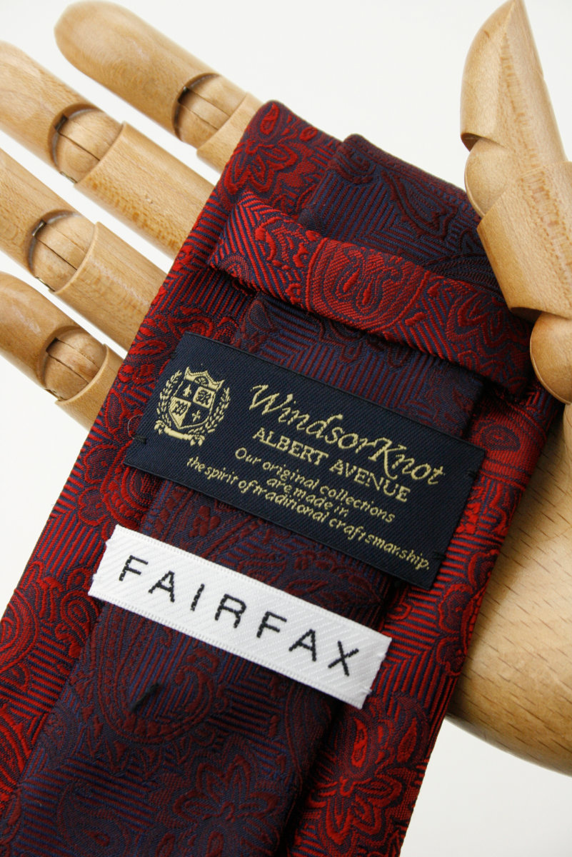 ネクタイ (ウィンザーノット) Windsorknot × (フェアファクス