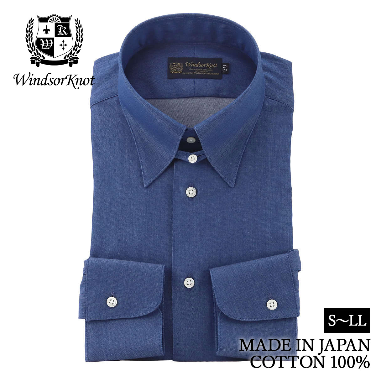   デニム シャンブレー パフスリーブ シャツドレス HOLIDAY（ホリデイ）の「PUFF SLEEVE DENIM DRESS パフスリーブ
